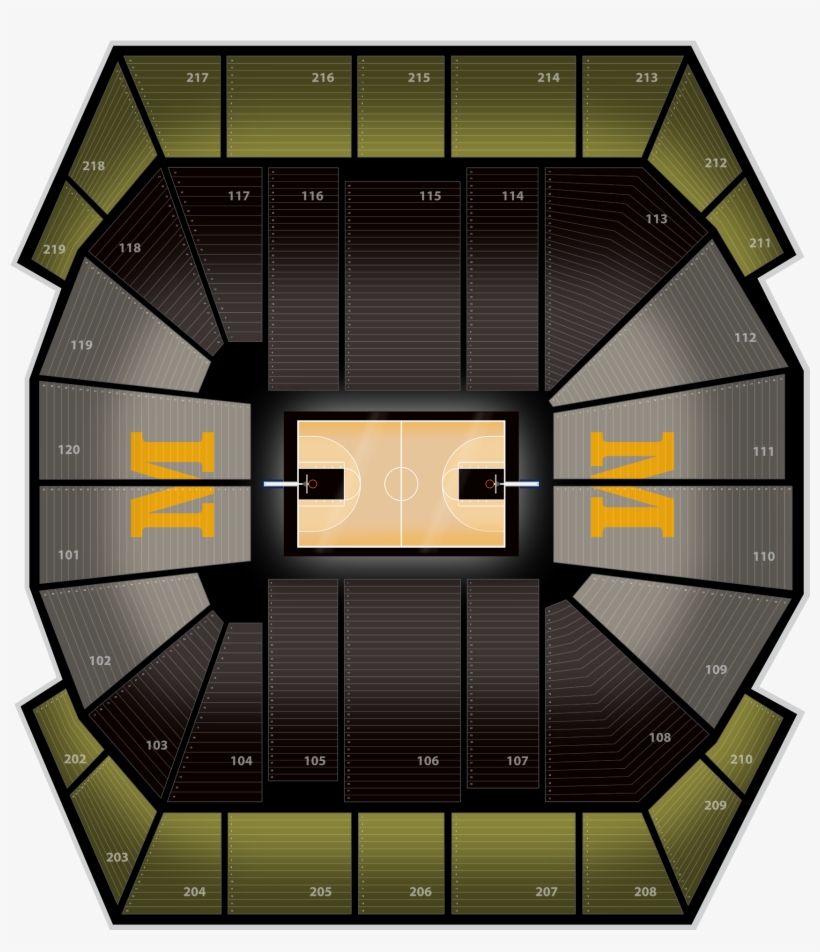 Mississippi State Basketball At Missouri Basketball - Mizzou Arena, transparent png #3303814