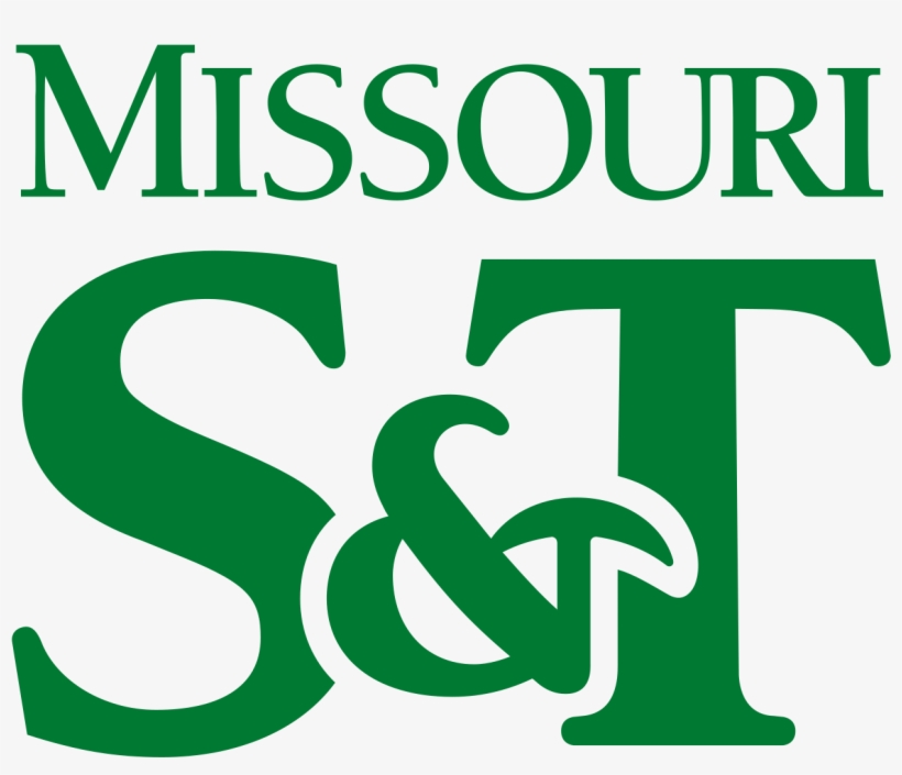 Green Stylized 'missouri S&t' Logo Text Against A Transparent - Missouri S&t Logo, transparent png #3304293