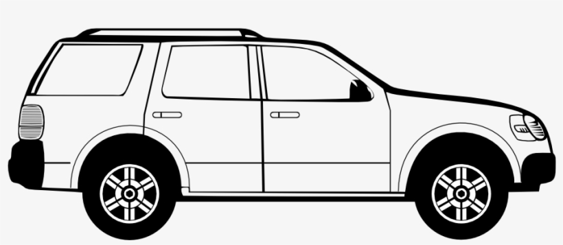 Black And White Car Clipart - Auto Animado Gif Png, transparent png #3304837