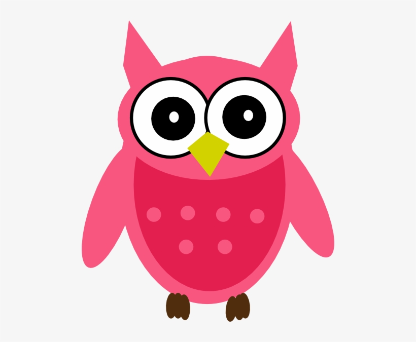 Owl Pink Clip Art - Wise Owl Clip Art, transparent png #3304902