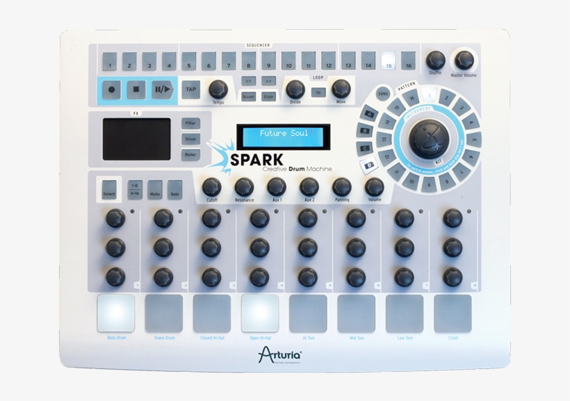 Spark Creative Drum Machine - Arturia Spark Midi Controller, transparent png #3305126