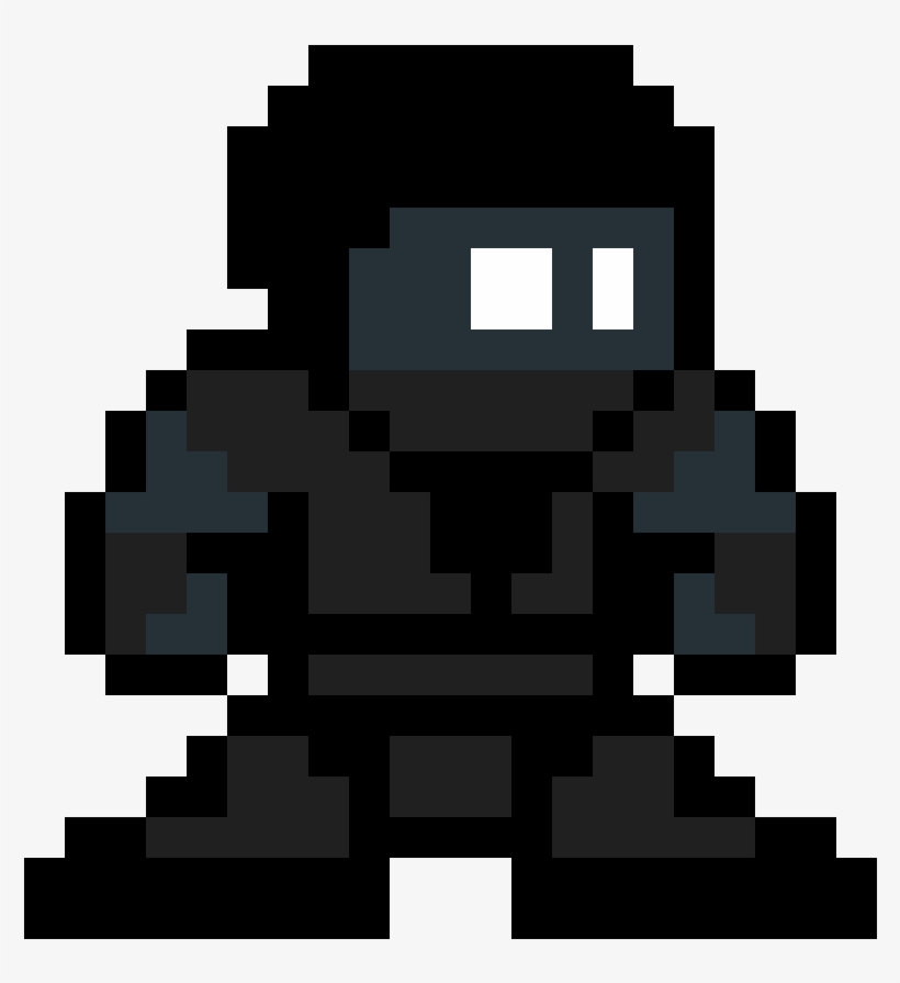 Noob Saibot Black Panther Pixel Art Free Transparent Png - noob saibot black panther pixel art