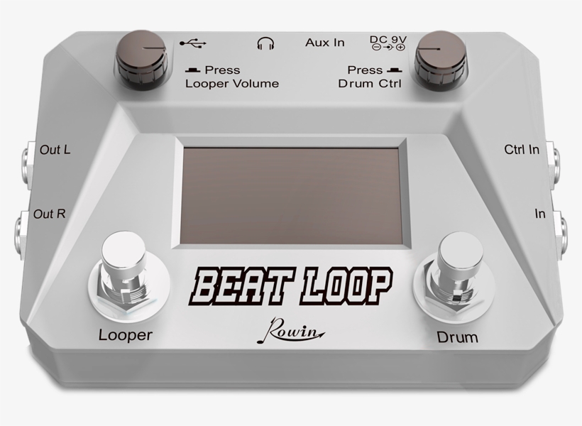 Rowin Drum Machine-beat Loop For Namm - Rowin Lbl-01 Beat Loop Looper With Drum Machine Guitar, transparent png #3305315
