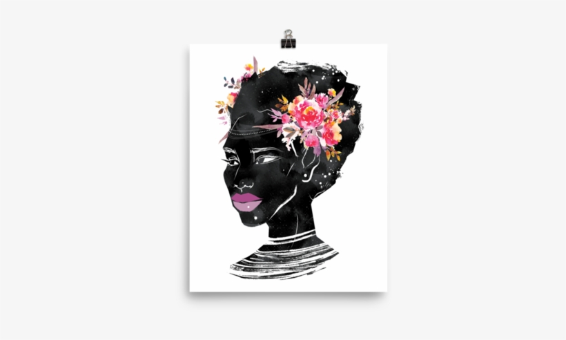 Flower Crown Freeform Afro - Afro, transparent png #3305692