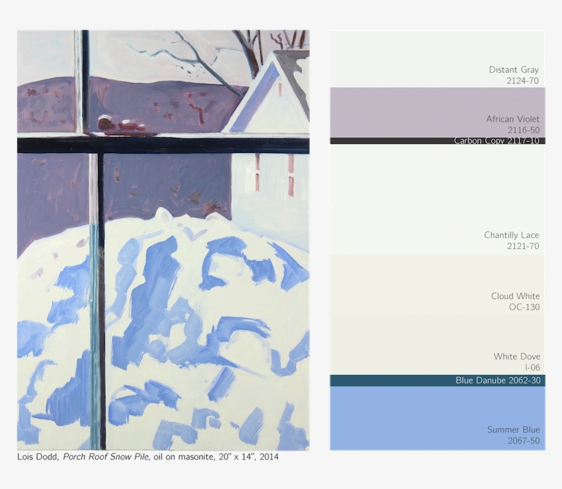 Paintingwhite - Lois Dodd Paintings, transparent png #3305776