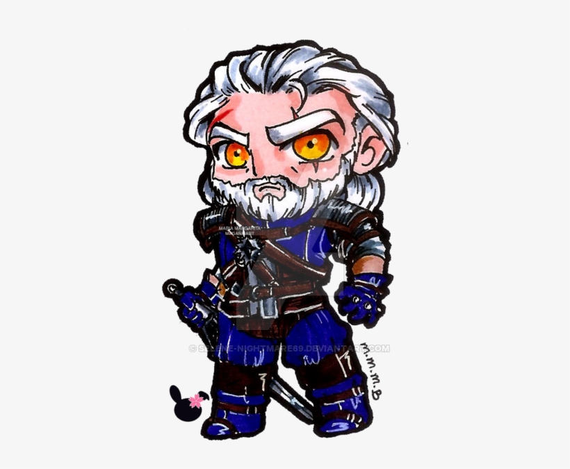 The Witcher Clipart Geralt - Geralt Of Rivia, transparent png #3306123