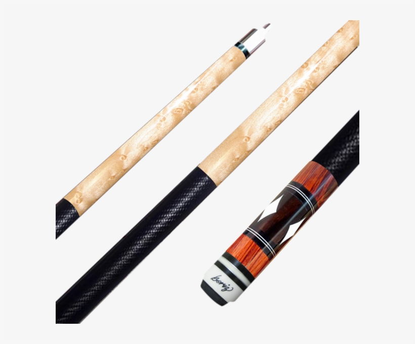 Boriz Billiards Black Leather Grip Pool Cue Stick Original - Cue Sports, transparent png #3306663