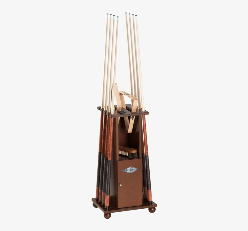 Billiard Accessories - Brunswick Pool Cue Stand, transparent png #3306812