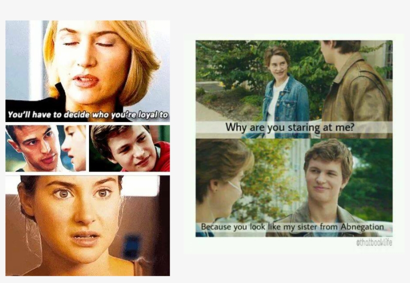 Theo James And Shailene Woodley Talk About Their Feeling - Hazel And Augustus Tris And Caleb, transparent png #3307072