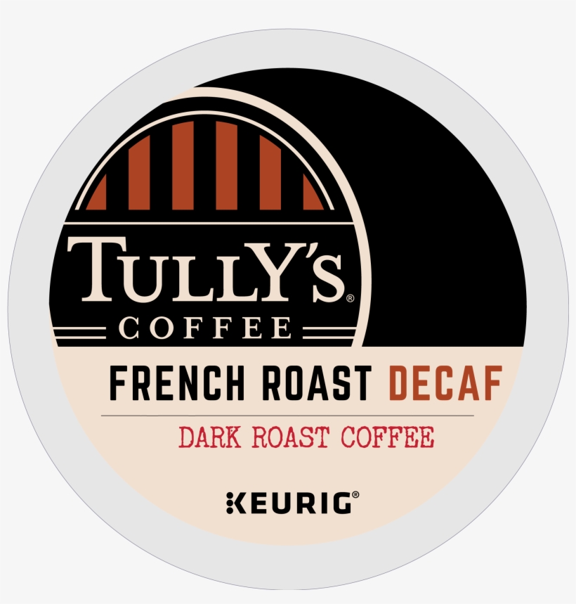 Tullys Decaf French Roast Keurig K-cup Coffee Pods - Tully's Coffee, transparent png #3307149