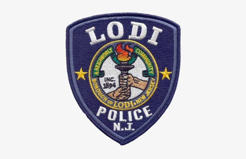 Dept Patch Clean - Lodi Nj Police, transparent png #3307175