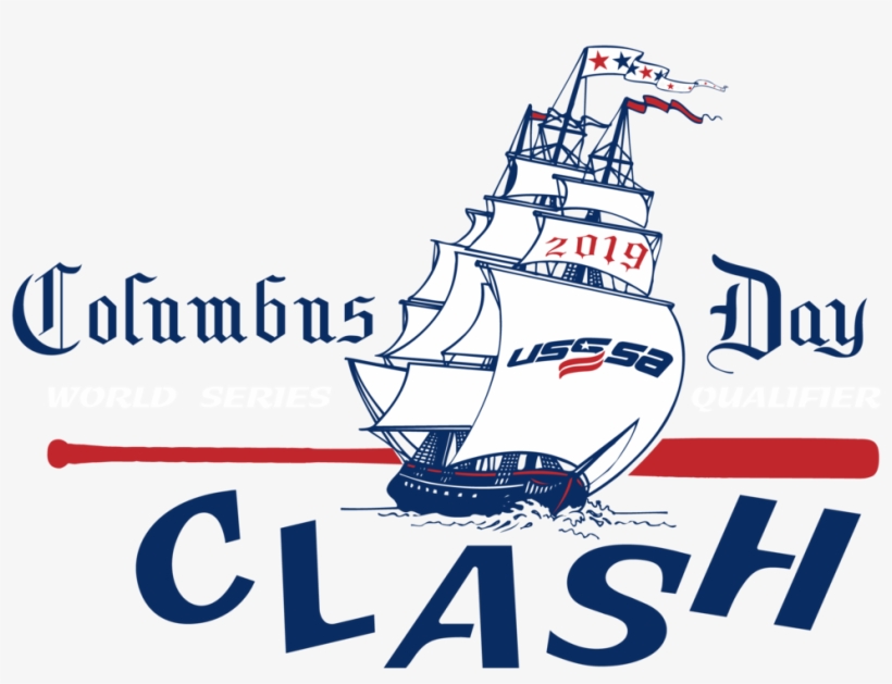 Usssa 2018 Columbus Day Clash 10/6 & 10/7 - Pirate Ship Wall Sticker - Orange, transparent png #3307490