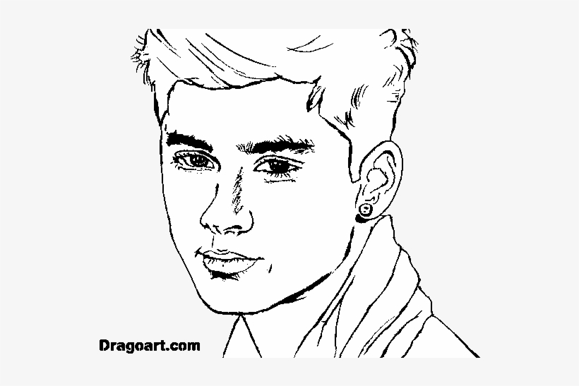 One Direction Coloring Pages 2017 Ideas - Zayn Malik Coloring Pages, transparent png #3307754