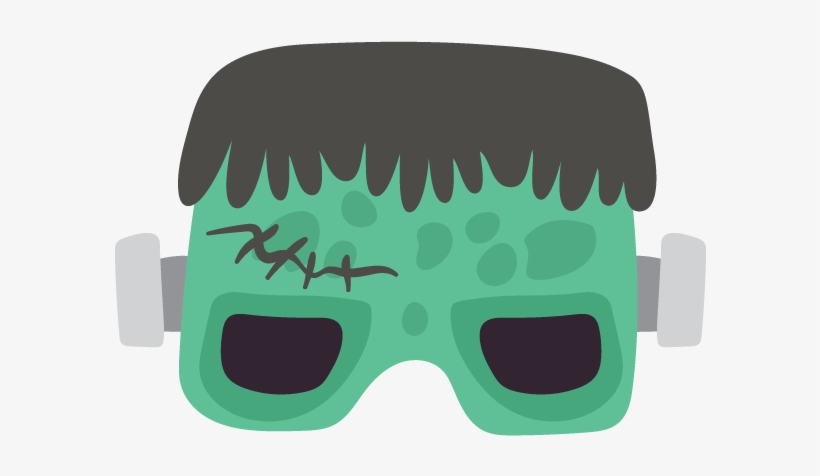 Creepy Frankenstein Mask - Illustration, transparent png #3307756