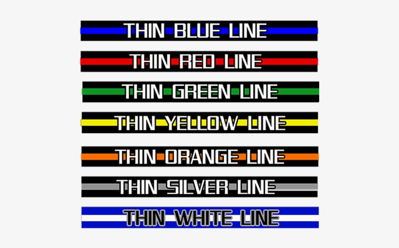 Thinlinemeanings - Thin Lines First Responders, transparent png #3307802