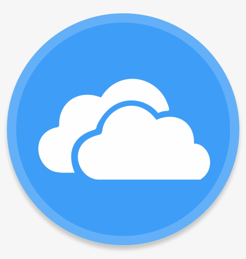 Onedrive Icon - Skype Icon Png Circle, transparent png #3308007