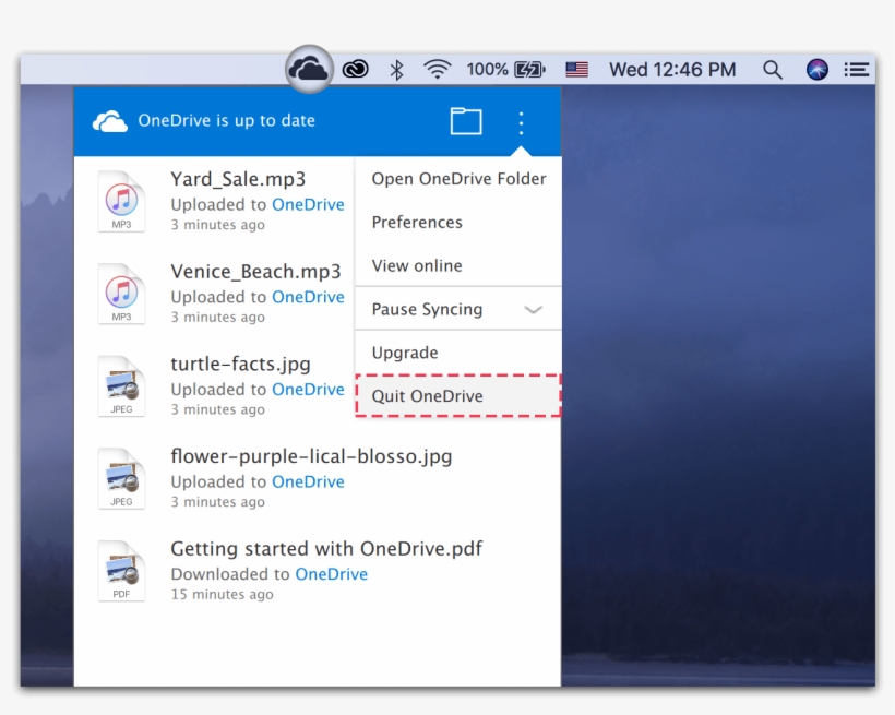 Onedrive Mac Remove - Onedrive, transparent png #3308136
