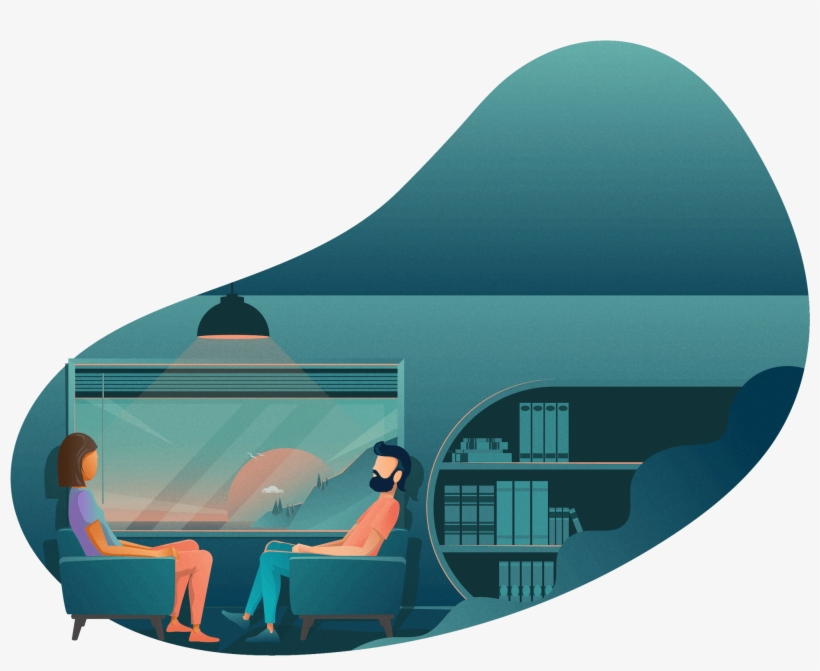 We Match You With The Right Therapist - Illustration, transparent png #3308139