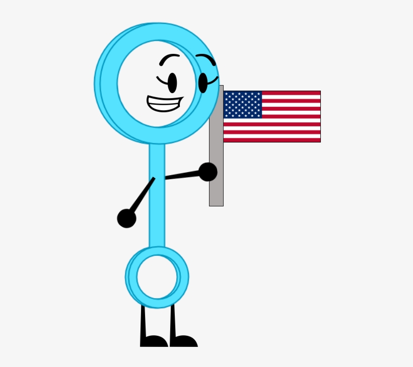 Bubble Wand Holding The U S Flag By - Orange Peace Sign Tile Coaster, transparent png #3308163