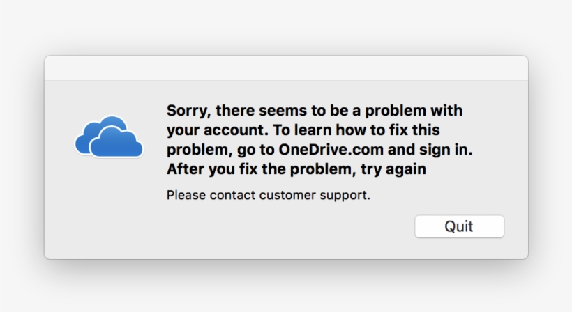 Minutes The Onedrive App Disconnects And Displays The - Onedrive, transparent png #3308357