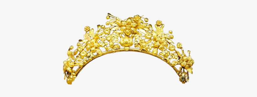 An Antique Gold Parure - Gold Head Piece Transparent, transparent png #3308460