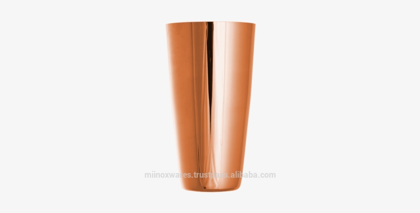 Stainless Steel Bar Shakers Copper Plated - Wood, transparent png #3308630