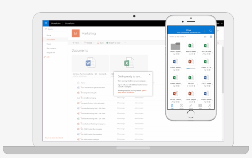 Learn What Is New With Onedrive In Sharepoint Server - Sharepoint 2019 Mobile, transparent png #3308701