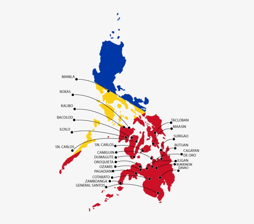 Philippines Flag Map Png, transparent png #3308766