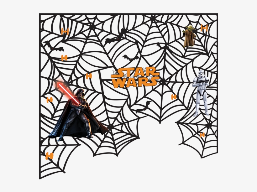 Star Wars Laser Cut Spider Web - Marvel Avengers Decorative Web Kit, transparent png #3308799