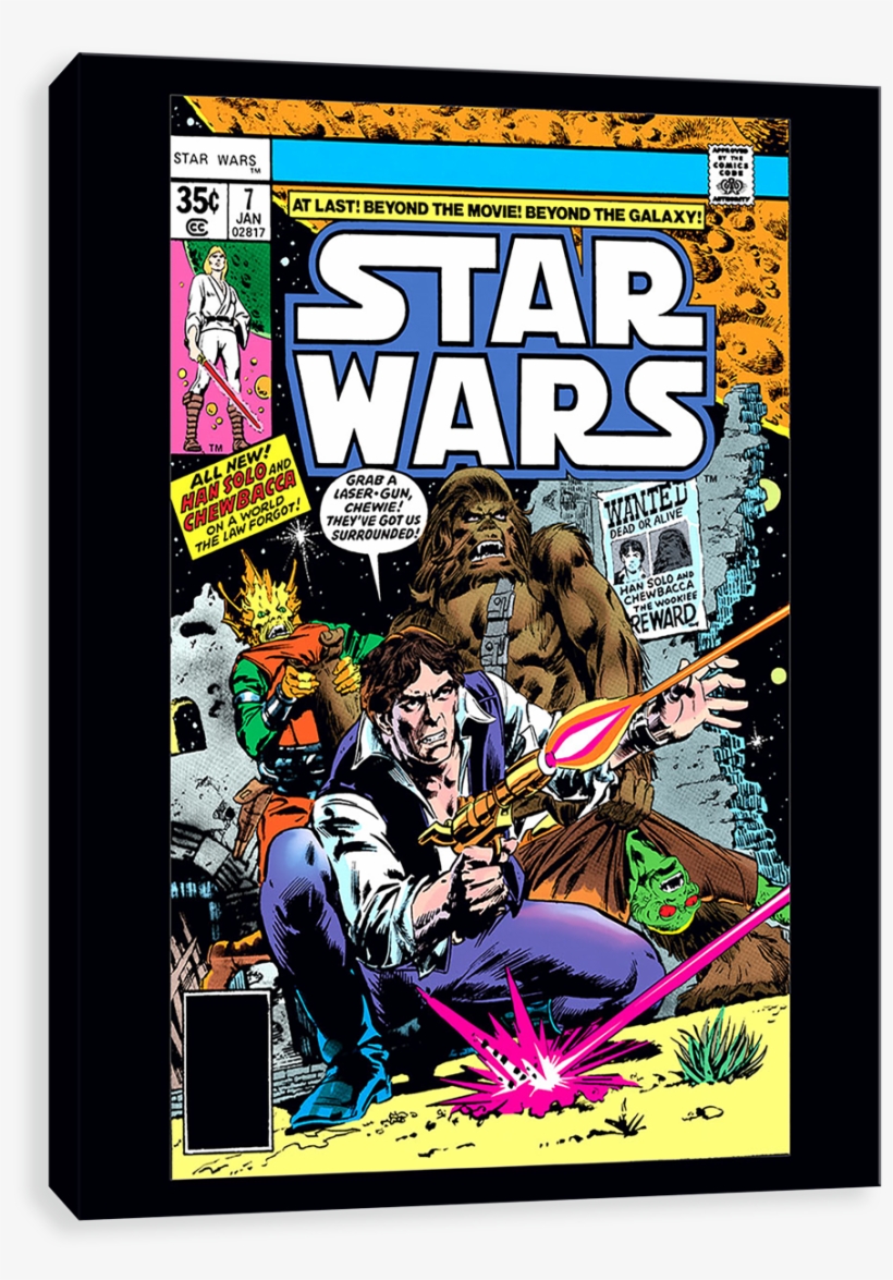 Comic Star Wars - Star Wars Comic Book Cover, transparent png #3309013
