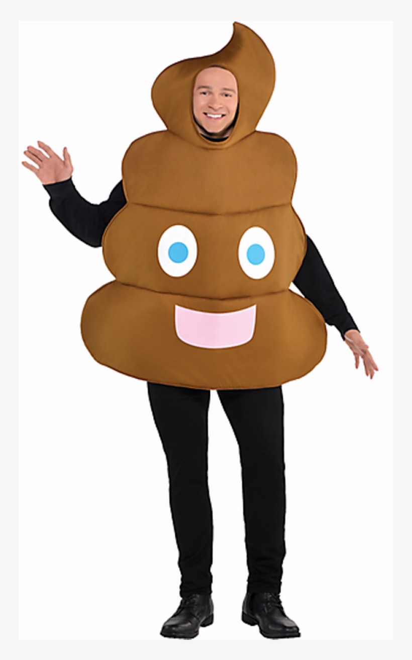 Poop Emoji Adult Costume - Poop Emoji Costume Adult, transparent png #3309186