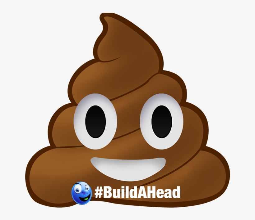 Poo Face Emoji Cutouts - Poop Emoji, transparent png #3309229