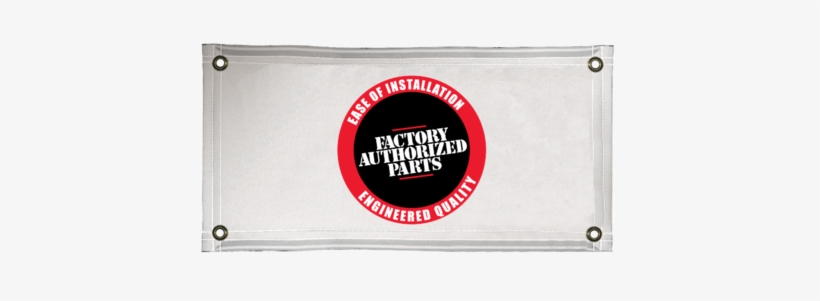 T1739 3' X 6' Fap Vinyl Banner - Factory Authorized Parts, transparent png #3309343