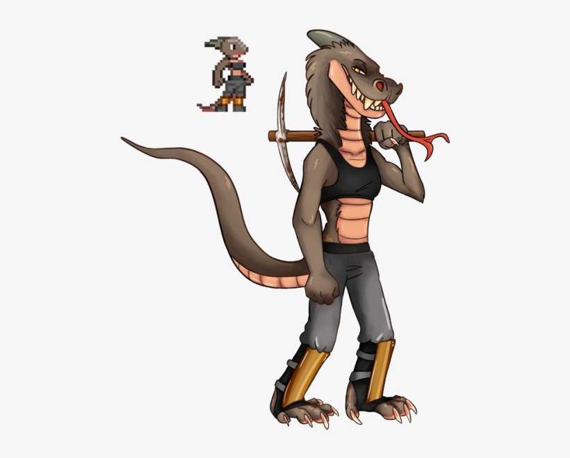 I Downloaded A Race Mod On Starbound And They Are Called - Race.