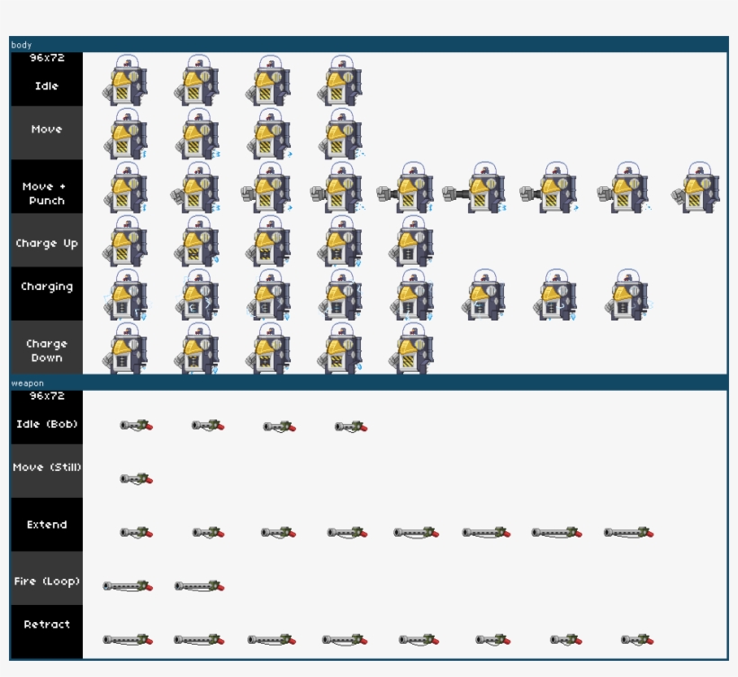 Click For Full Sized Image Shockhopper Mk I - Starbound Penguin Sprite Sheet, transparent png #3309859