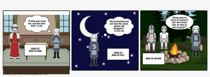 Act 1 Conflicts For Hamlet - Hamlet, transparent png #3310190