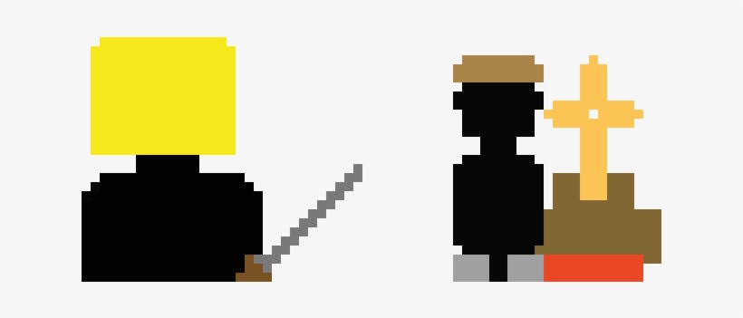 Pixel Hamlet - Illustration, transparent png #3310264