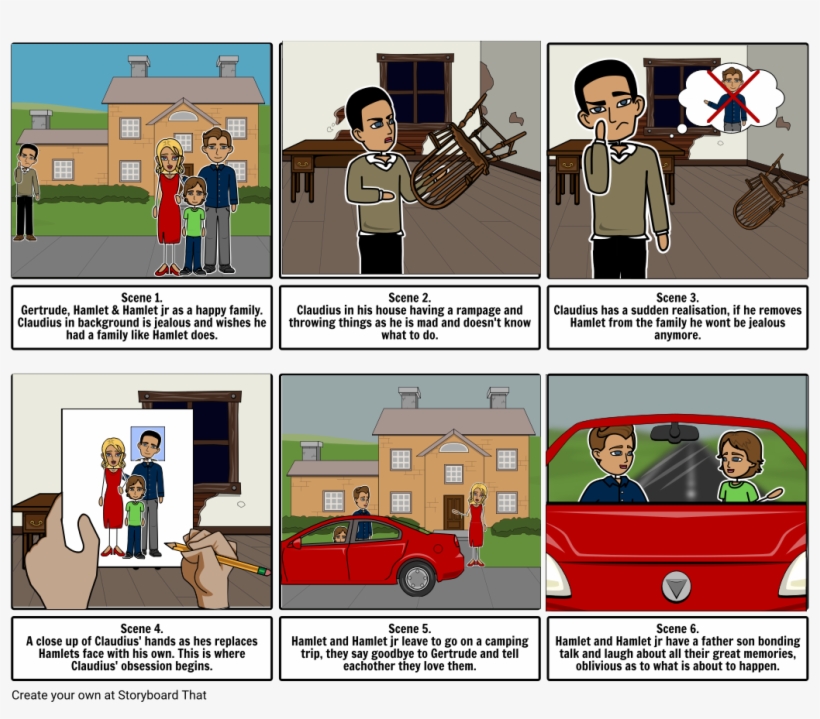English Storyboard Film Trailer Hamlet - Film, transparent png #3310340