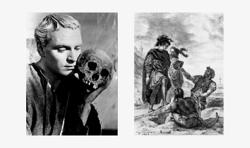 Hamlet And Horatio Before The Grave Diggers 1843 By, transparent png #3310387