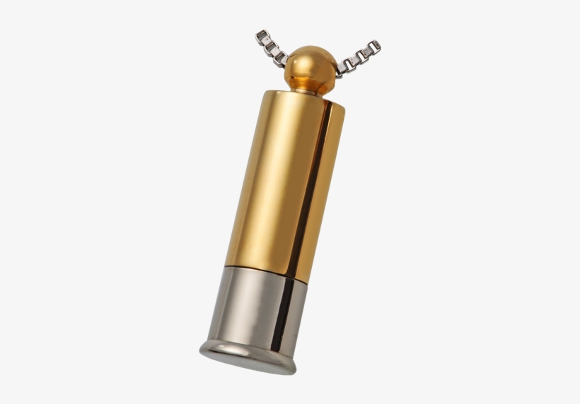 Cremation Jewelry: Brass Shotgun Shell, transparent png #3310497
