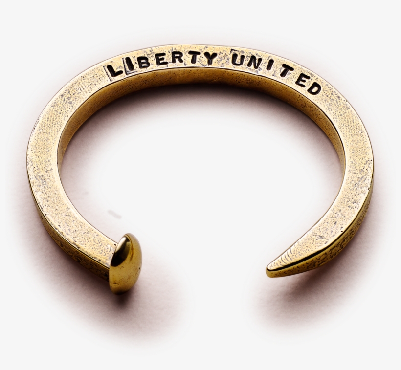 Railroad Spike Bullet Cuff By Giles & Brother For Liberty - Body Jewelry, transparent png #3310515