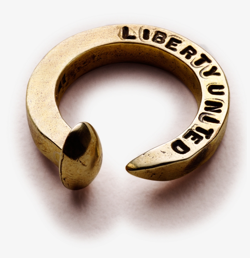 Railroad Spike Bullet Ring By Giles & Brother For Liberty - Liberty United Ring, transparent png #3310573