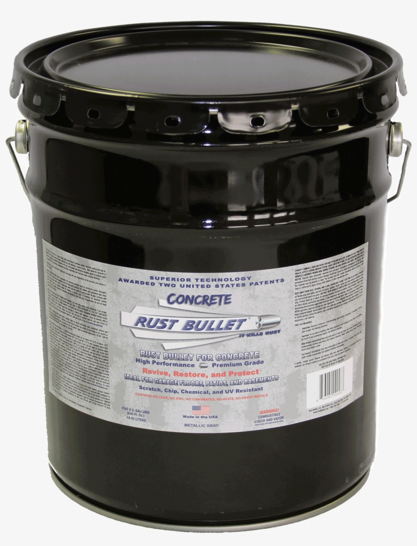 More Views - Rust Bullet For Concrete, Protective Floor Coating,, transparent png #3310714