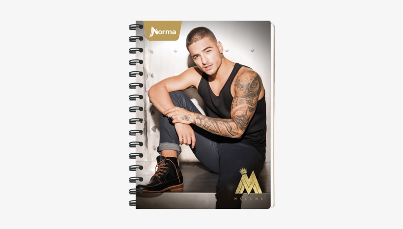 Maluma - Cuadernos Norma De Sebastian Villalobos, transparent png #3311057