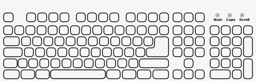 Open - Computer Keyboard, transparent png #3311138