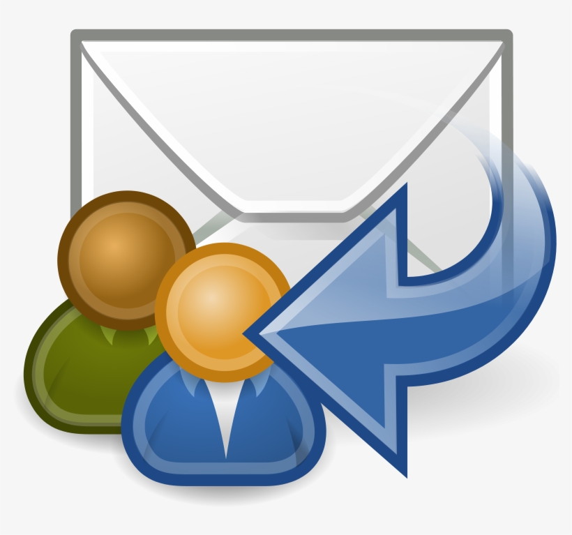 Free Vector Tango Mail Reply All - Email Recipients, transparent png #3311752