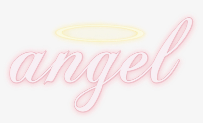 Angel Anjo Neon Kawaii Aesthetic Tumblr Png Kawaii - Oval, transparent png #3312162