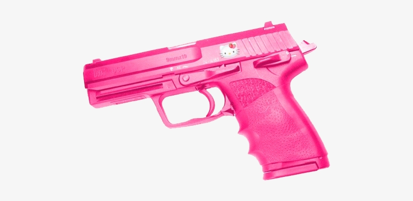 #png #overlays #aesthetic #pink Aesthetic #vaporwave - Hello Kitty Guns, transparent png #3312168