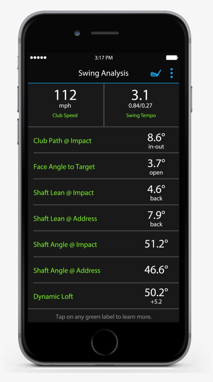 Data - Garmin Truswing Golf Club Sensor - Black, transparent png #3312474
