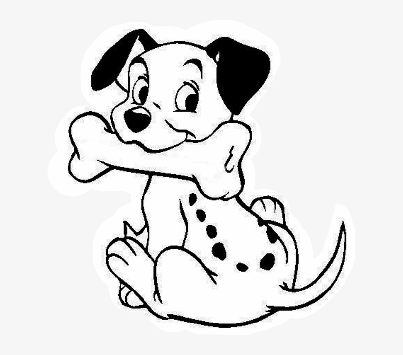Ftedogs Dog Disney 101 Dalmatians Dalmatians - Clipart Black And White Dalmatian Dog, transparent png #3312476